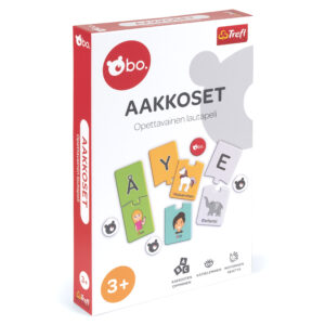 bo. Opettavainen lautapeli, Aakkoset, suomenkielinen
