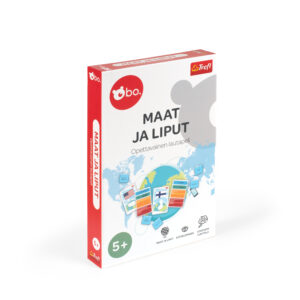 bo. Opettavainen lautapeli Maat ja liput, suomenkielinen