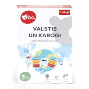 bo. Izglītojošā galda spēle “Valstis un karogi” (latviešu valodā)