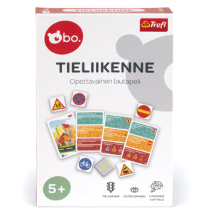 bo. Opettavainen lautapeli Tieliikenne, suomenkielinen