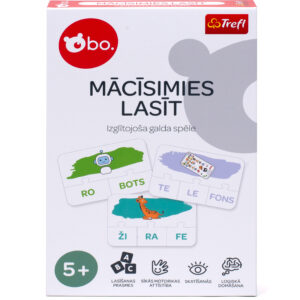 bo. Izglītojoša galda spēle "Zilbes"(latviešu valodā)