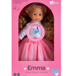 bo. Puhuva nukke Emma, 40 cm, suomenkielinen