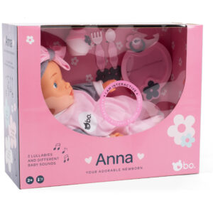 bo. Interaktiivne beebinukk Anna, 42 cm