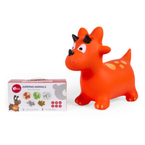 bo. Hüppeloom - Oranž dinosaurus
